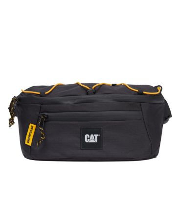 Ανδρικό Τσαντάκι Μέσης Caterpillar 84753-01 City Vibes 4L Μαύρο | Οικολογικό RPET – Αδιάβροχο Φερμουάρ & Mesh Θήκες