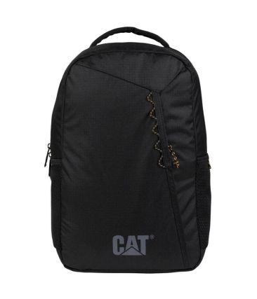 Σακίδιο Πόλης Caterpillar 84837-01 Explorer 23L Μαύρο | Eco Ripstop & Θήκη Laptop – με Ανακλαστικό Logo