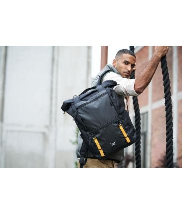 Σακίδιο Πλάτης CATERPILLAR 84840-01 Utility X Rolltop Μαύρο 28L