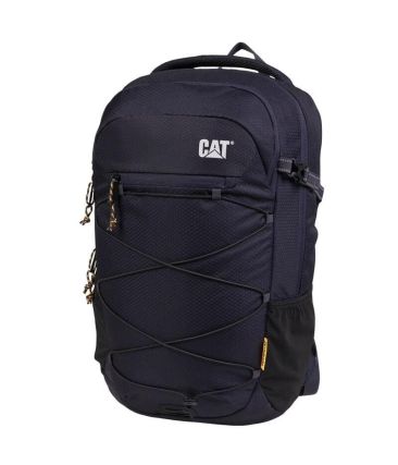 Σακίδιο Πλάτης Caterpillar Logan 25L Μαύρο | Θήκη Laptop 15" & Ripstop με Bungee Cord & Airmesh