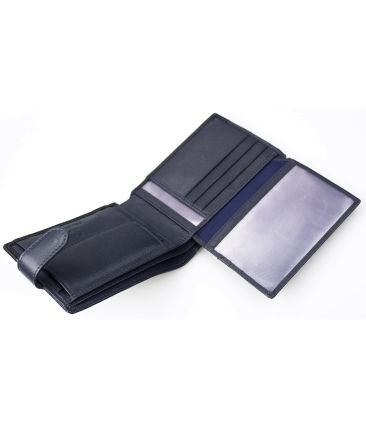 Δερμάτινο Πορτοφόλι ARMONTO 8503-μπλέ