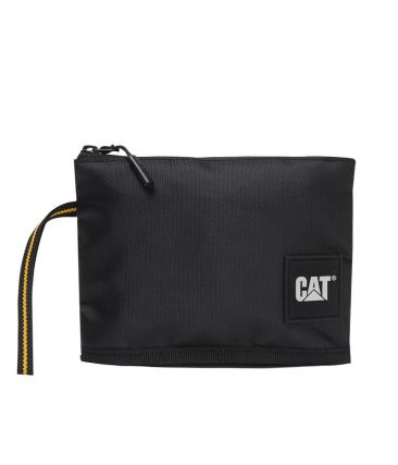 Τσαντάκι Χειρός / Gadget Organizer Λεπτό Caterpillar 85049-01 Μαύρο | Υδροαπωθητικό Ύφασμα με Λουράκι Χειρός