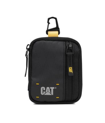 Μικρή Θήκη Οργάνωσης Ταξιδιού & Κλειδιών Caterpillar Utility X 85051-01 Μαύρο | με Καραμπίνερ από Ύφασμα Ripstop