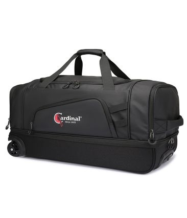 Μεγάλη Τροχοτσάντα Ταξιδιού Cardinal 8508 Μαύρη 75cm 105L | Αδιάβροχη με Διπλό Πάτο | Τηλεσκοπική Λαβή