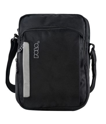 Ανδρικό Τσαντάκι Ώμου POLO 907111 Μαύρο – Compact Μικρό & Πρακτικό