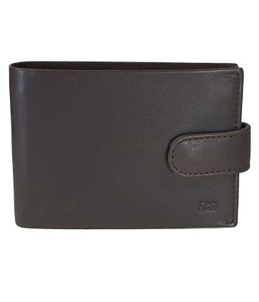 Ανδρικό Δερμάτινο Πορτοφόλι RCM 637 Καφέ με RFID Προστασία