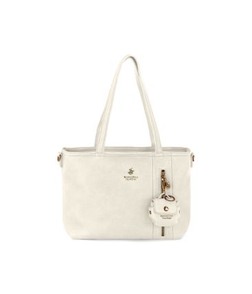 Κομψή Λευκή Τσάντα Beverly Hills Polo Club BH-4560 (Zip Closure)
