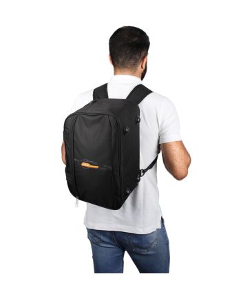 Σακίδιο–Σακβουαγιάζ Χειραποσκευής Underseat 40x25x20 Gabol 122313 Μαύρο – Ελαφρύ & Ιδανικό για Όλες τις Αεροπορικές