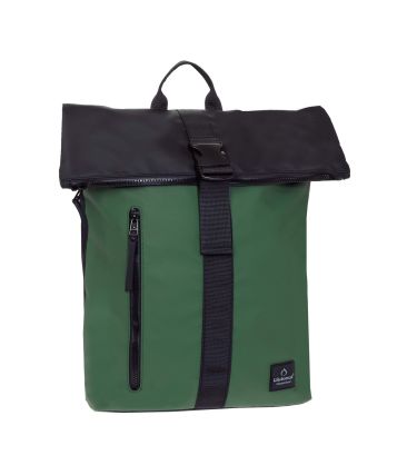 Αδιάβροχο Σακίδιο Πλάτης Roll Top Diplomat Brooklyn BR304 Πράσινο – Laptop 15.6" | 15L Unisex με Ανατομική Πλάτη