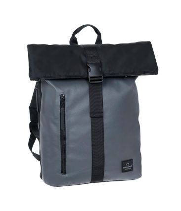 Αδιάβροχο Σακίδιο Πλάτης Roll Top Diplomat Brooklyn BR304 Γκρι – Laptop 15.6" | 15L Unisex με Ανατομική Πλάτη
