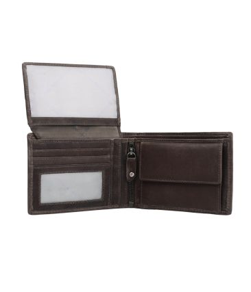 Δερμάτινο Ανδρικό Πορτοφόλι Chesterfield C08.0201A01 Καφέ με RFID Προστασία από Wax Pull Up Δέρμα – Vintage