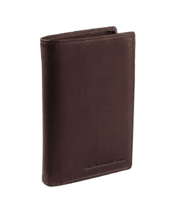 Δερμάτινο Ανδρικό Πορτοφόλι Όρθιο Chesterfield C08.0203A01 Καφέ με RFID Προστασία – Premium Wax Pull Up Δέρμα