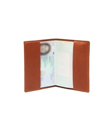 Δερμάτινη Θήκη Διαβατηρίου Chesterfield C08.048831 Κονιάκ | Premium Δερμάτινο Passport Cover