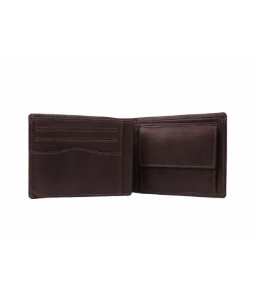 Ανδρικό Δερμάτινο Πορτοφόλι Chesterfield Harlem C08.037001 Καφέ – Wax Pull Up, RFID & Premium Ποιότητα