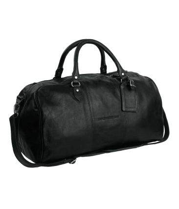 Δερμάτινο Σακβουαγιάζ Chesterfield William C20.000400 Μαύρο 53cm – 43L Premium Wax Pull-Up Δέρμα
