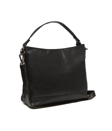Δερμάτινη Γυναικεία Τσάντα Ώμου Chesterfield Amelia C48.046800 Μαύρο – Premium Wax Pull-Up Δέρμα