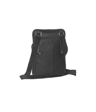 Δερμάτινο Τσαντάκι Ώμου Chesterfield Lou C48.089200 Μαύρο – Premium Wax Pull-Up Δέρμα – Ανθεκτικό & Vintage