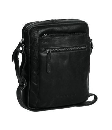 Δερμάτινο Τσαντάκι Ώμου Chesterfield C48.098900 Μαύρο Dessau – Premium Pull-Up Δέρμα