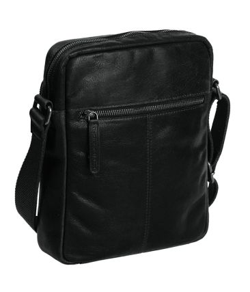 Δερμάτινο Τσαντάκι Ώμου Chesterfield C48.098900 Μαύρο Dessau – Premium Pull-Up Δέρμα