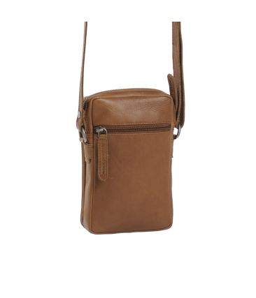 Δερμάτινο Τσαντάκι Ώμου Μικρό Chesterfield Hamilton C48.116331 Κονιάκ – Premium, Ιδανικό για Smartphone