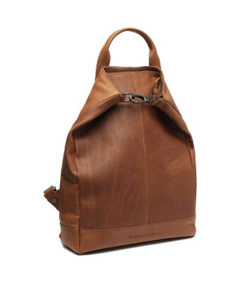 Γυναικείο Δερμάτινο Σακίδιο Πλάτης Chesterfield Manchester C58.014131 Κονιάκ – Premium Pull-Up Design