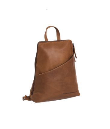 Γυναικείο Δερμάτινο Backpack από Pull-Up Δέρμα Chesterfield Claire C58.023531 Κονιάκ – Premium Vintage Design