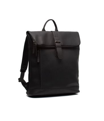 Δερμάτινο Σακίδιο Πλάτης Rolltop Chesterfield Larsson C58.033800 Μαύρο – Premium, Urban & Business