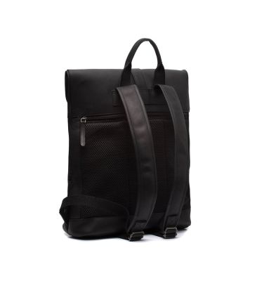 Δερμάτινο Σακίδιο Πλάτης Rolltop Chesterfield Larsson C58.033800 Μαύρο – Premium, Urban & Business