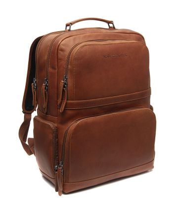 Δερμάτινο Σακίδιο Πλάτης Chesterfield Lennox C58.071131 Κονιάκ – Πολυτελές Laptop 15,6'' Backpack