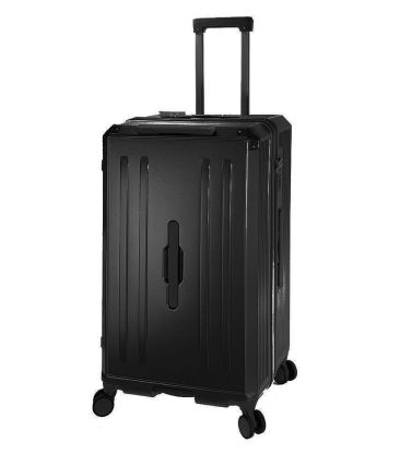 Βαλίτσα Μεγάλη FORECAST C879-28 Μαύρο 75cm με TSA, USB & Θήκη Smartphone, για έως 23 Κιλά Αεροδρομίου