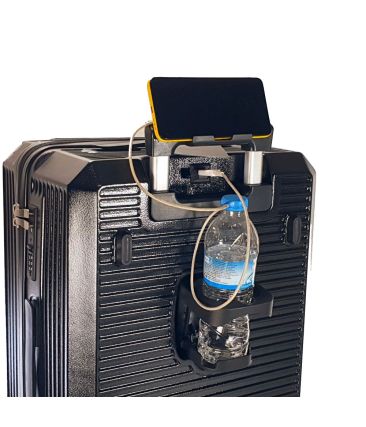 Βαλίτσα Μεγάλη FORECAST C879-28 Γκρι 75cm με TSA, USB & Θήκη Smartphone, για έως 23 Κιλά Αεροδρομίου