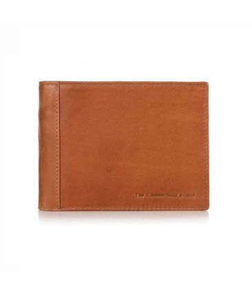 Δερμάτινο Ανδρικό Πορτοφόλι Chesterfield C08.0201A31 Κονιάκ με RFID Προστασία από Wax Pull Up Δέρμα – Vintage
