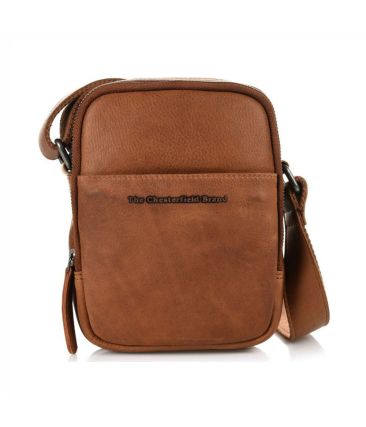 Δερμάτινο Τσαντάκι Ώμου Μικρό Chesterfield C48.097231 Κονιάκ – Κομψό & Ανθεκτικό Wax Pull-Up Δέρμα