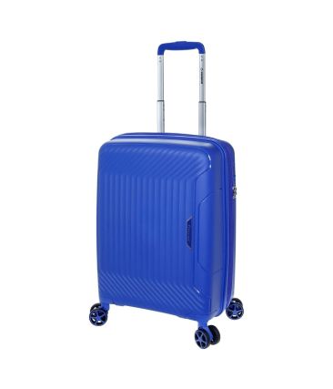 Βαλίτσα Καμπίνας 55x30x23 Diplomat TD8001-S με Επέκταση – Σκληρή, Ελαφριά & Ανθεκτική Μπλε