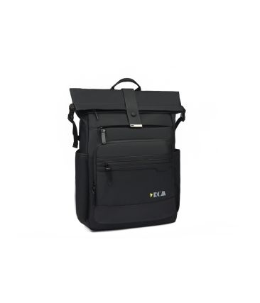 Σακίδιο Rolltop RCM 4608 Μαύρο 20L | 100% Αδιάβροχο | Urban Backpack με Αντικλεπτική Τσέπη & Unisex