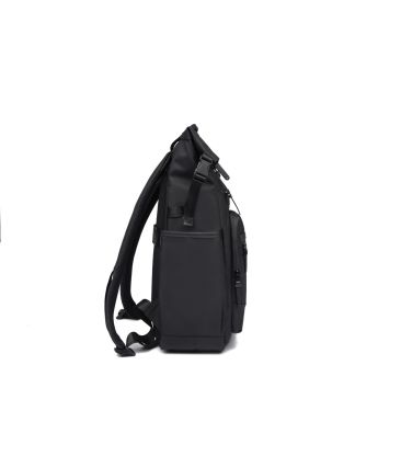 Σακίδιο Rolltop RCM 4608 Μαύρο 20L | 100% Αδιάβροχο | Urban Backpack με Αντικλεπτική Τσέπη & Unisex