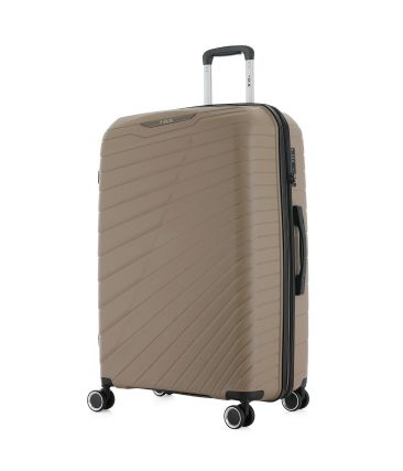 Μεγάλη Βαλίτσα 76x52x32 RCM 585 Μπεζ 110L | Πολυπροπυλένιο με Επέκταση | Check-in για 23 Κιλά και Άνω