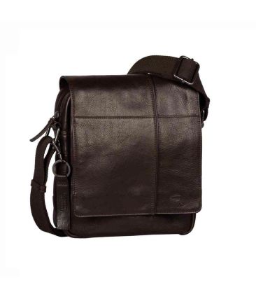 Δερμάτινο Τσαντάκι Ώμου Camel Active Pine 410-602-29 Καφέ – με Καπάκι & Premium Αισθητική