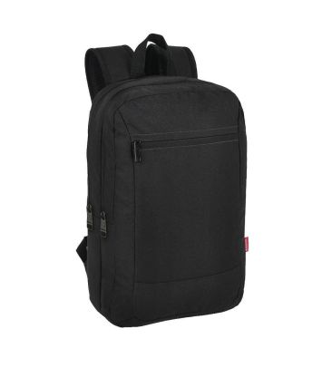 Σακίδιο Πλάτης Gabol Division 413055 Μαύρο 19.6L με Θήκη Laptop 15.6" & Διπλή Κεντρική Θήκη – Water Resistant