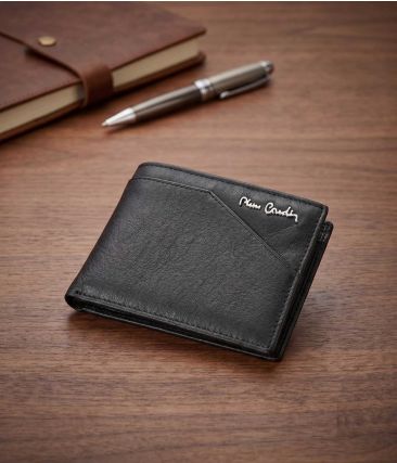 Ανδρικό Δερμάτινο Πορτοφόλι Pierre Cardin 8806 TILAK138 Μαύρο – RFID Προστασία & 10 Θέσεις Καρτών