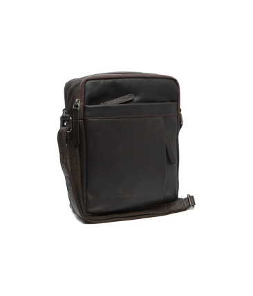 Δερμάτινο Τσαντάκι Ώμου Chesterfield Alva C48.095501 Καφέ – Premium Pull-Up Δέρμα με Πολλαπλές Θήκες