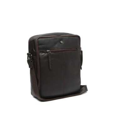 Δερμάτινο Τσαντάκι Ώμου Chesterfield Alva C48.095501 Καφέ – Premium Pull-Up Δέρμα με Πολλαπλές Θήκες