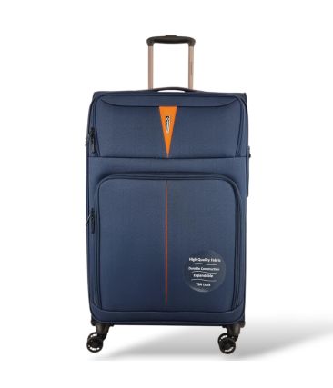 Μεγάλη Βαλίτσα 79x46x32 Υφασμάτινη Diplomat Venice ZC6101-L Μπλε – Premium 100L | Ιδανική για 23-32 Κιλά με 4 Ρόδες