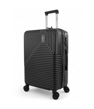 Μεγάλη Βαλίτσα RAIN Traveller RB80144-28 75cm Dark Grey | Σκληρή ABS 110L, για 23kg+ Check-in | 4 Διπλές Ρόδες