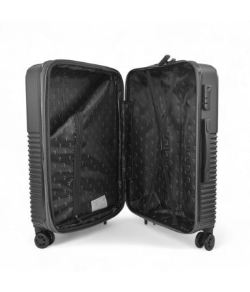 Μεγάλη Βαλίτσα RAIN Traveller RB80144-28 75cm Dark Grey | Σκληρή ABS 110L, για 23kg+ Check-in | 4 Διπλές Ρόδες