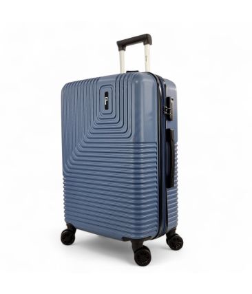 Μεγάλη Βαλίτσα RAIN Traveller RB80144-28 75cm Μπλε | Σκληρή ABS 110L, για 23kg+ Check-in | 4 Διπλές Ρόδες