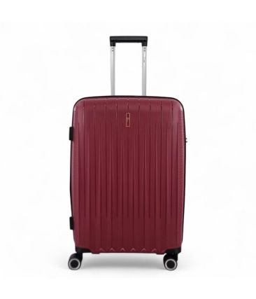Μεσαία Σκληρή Βαλίτσα RAIN RB80152 Μπορντό 65εκ 70L |Άθραυστο Πολυπροπυλένιο | Check-in 23 Κιλών