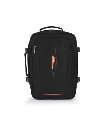 Σακίδιο Ταξιδίου/Χειραποσκευή 39x27x18 Gabol Week Eco 122326 Μαύρο Underseat – 19L, Ιδανικό για Όλες τις Αεροπορικές