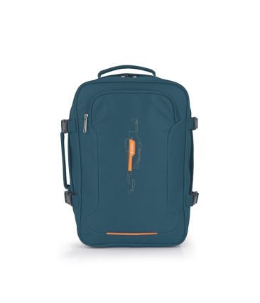 Σακίδιο Ταξιδίου/Χειραποσκευή 39x27x18 Gabol Week Eco 122326 Πετρόλ Underseat – 19L, Ιδανικό για Όλες τις Αεροπορικές