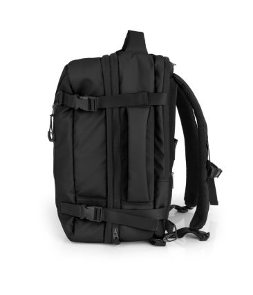 Σακίδιο Καμπίνας 40x30x20 Underseat Gabol 125234-001 Μαύρο – με Επέκταση 24/28.8L, Αδιάβροχο – Ιδανικό για Αεροπορικά Ταξίδια
